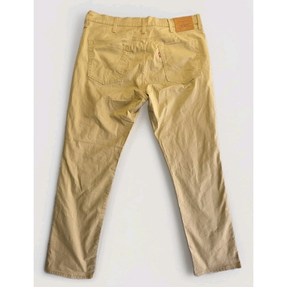 Levi's 511 Big E Slim Fit Men's Jeans 40x32 Khaki Tan Stretch Casual Pants - Picture 4 of 13